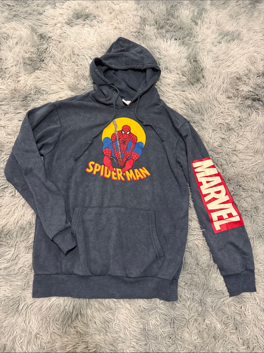 Marvel SpiderMan Hoodie Pullover Small